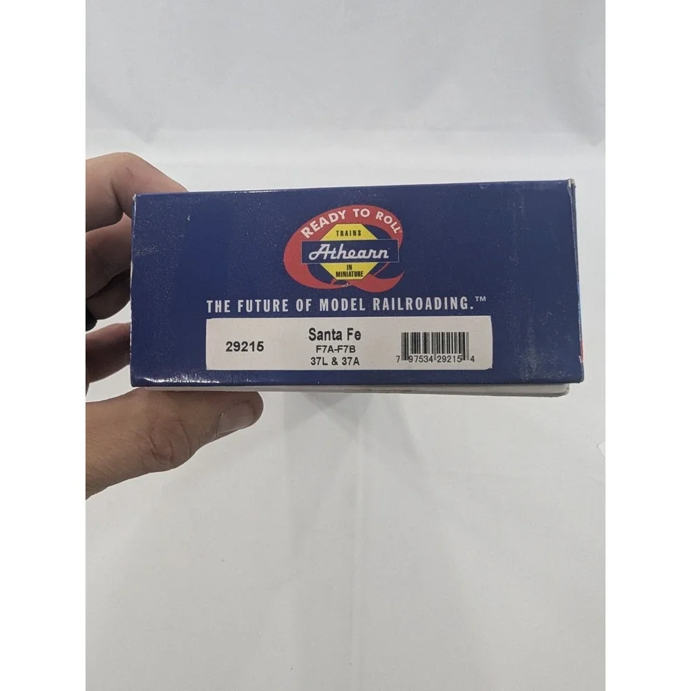 Athearn‎ Sante Fe F7A-F7B 29215 Sante Fe Train And Cart 37L 37A New Open Box